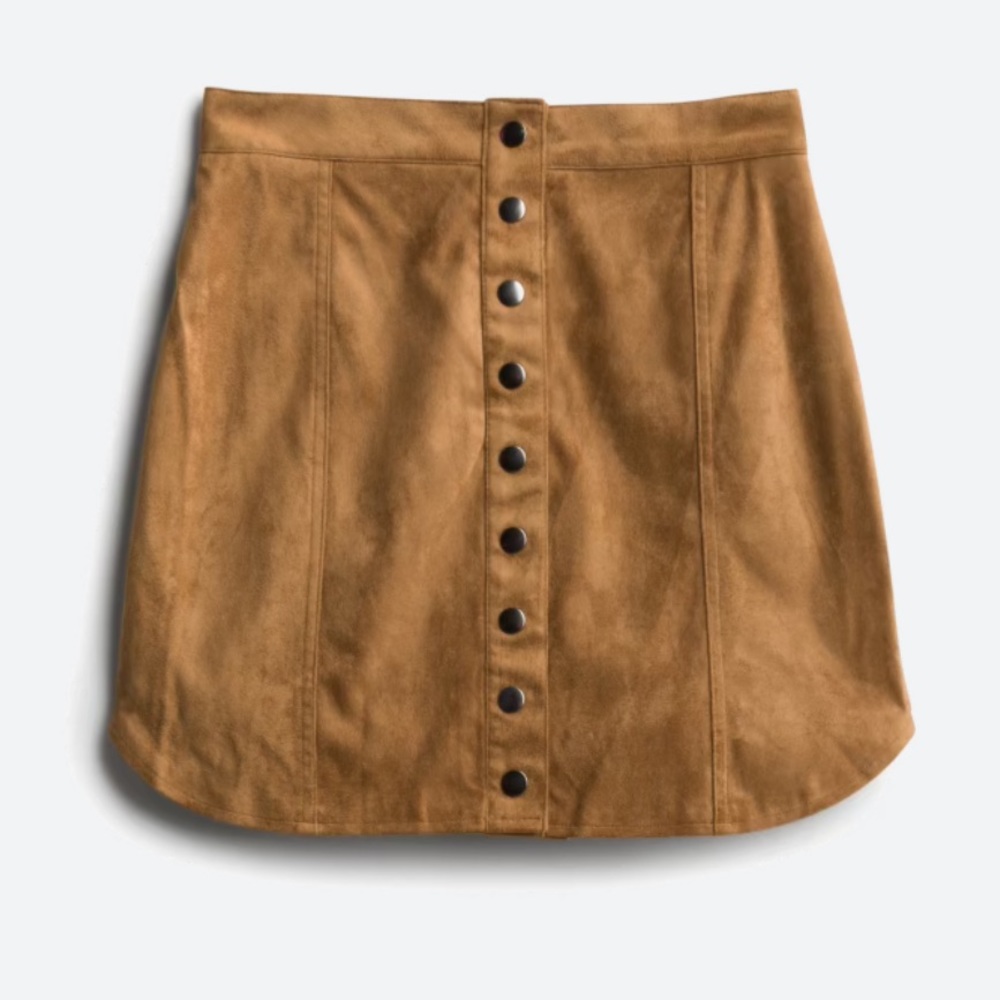 BB Dakota x Steve Madden Elowyn Faux Suede Skirt